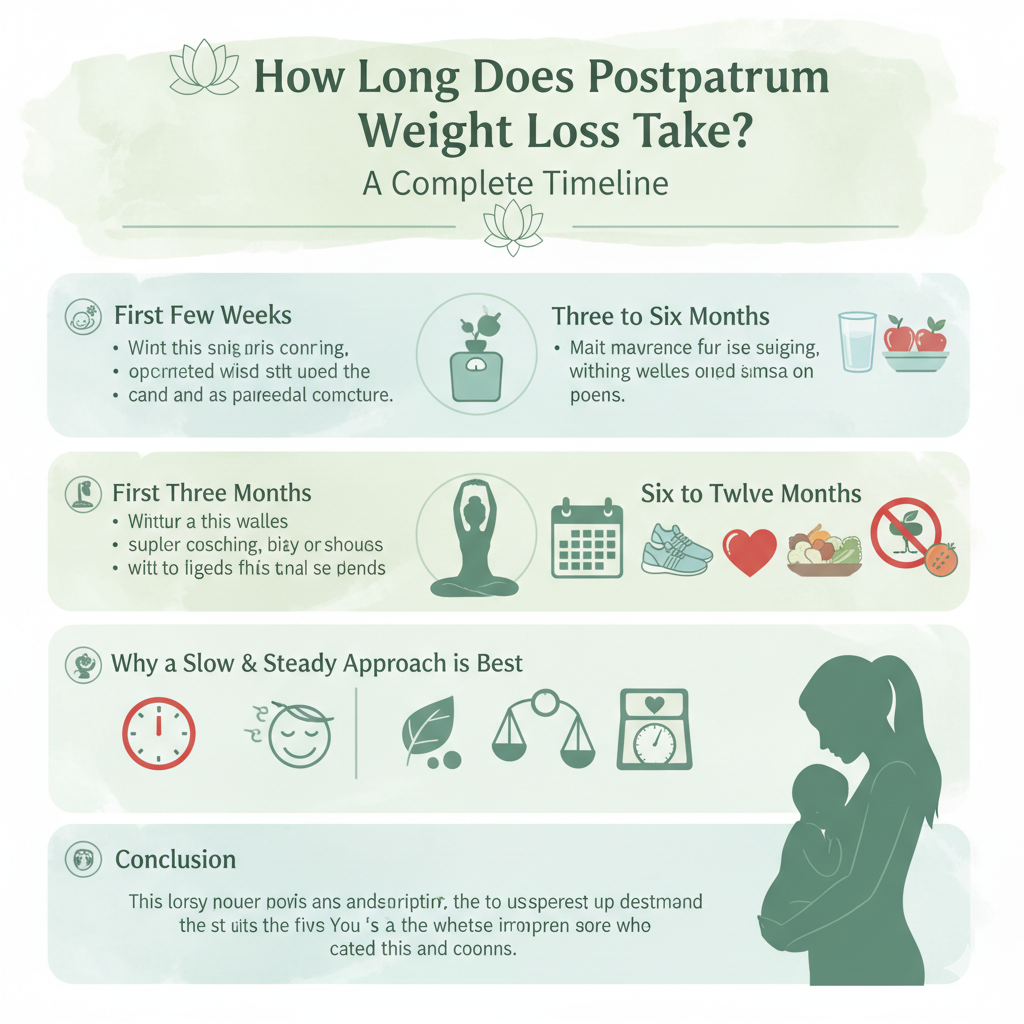 Postpartum weight loss timeline