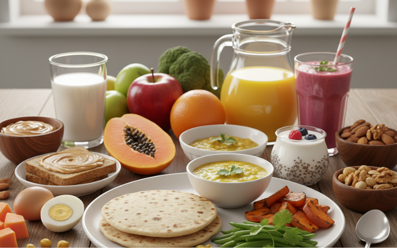 Balanced Diet Chart for 7-Year-Old Child
